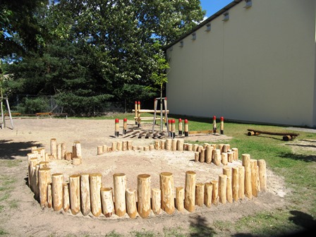 Spielplatz Gelbensande "An der Sporthalle" Balancierschlange